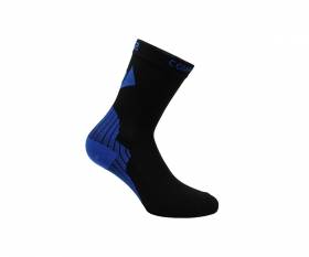 SIX2 Short socks 2°compressive class BLACK/BLUE 